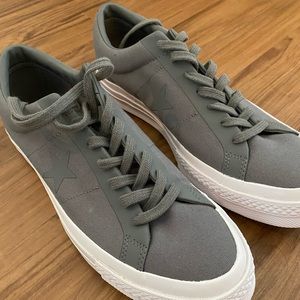 Gray All Star Converse Shoes - Size 11